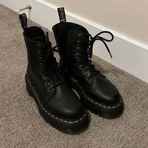 Dr. Martens Jadon Pisa Soft Leather Platform Boots